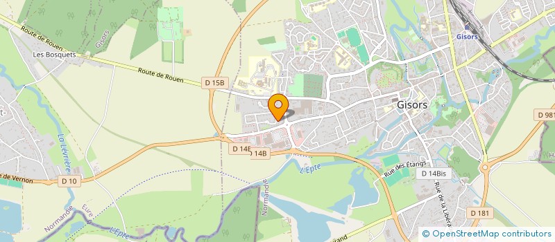 localisation de l'entreprise FIM BATIMENTS à GISORS