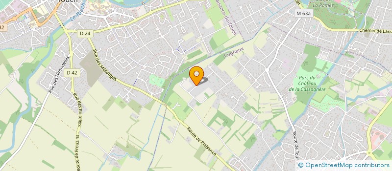 localisation de l'entreprise FIM-IMMO  LONGAGES