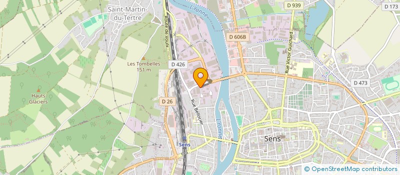 localisation de l'entreprise FIMA 2 à SENS
