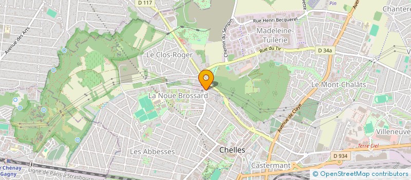 localisation de l'entreprise FIMA à CHELLES