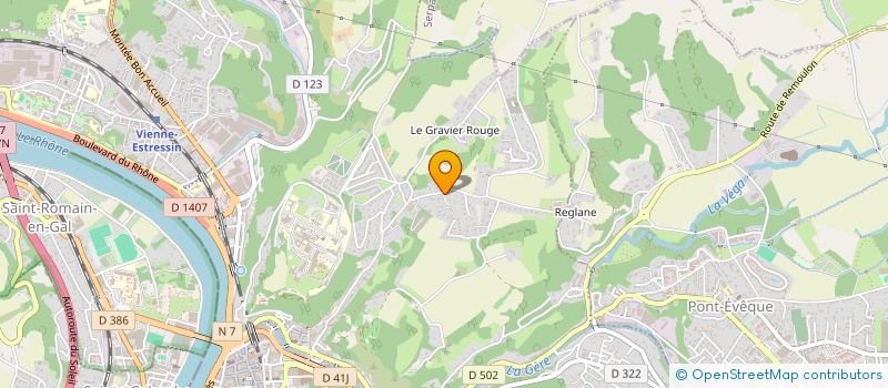 localisation de l'entreprise FIMA  VIENNE