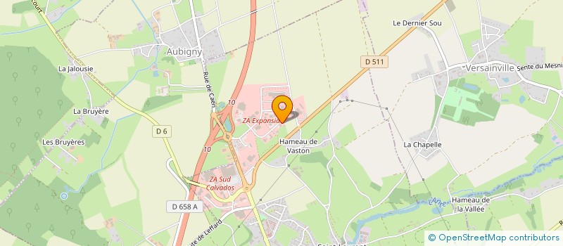localisation de l'entreprise FIMA INDUSTRIE à FALAISE