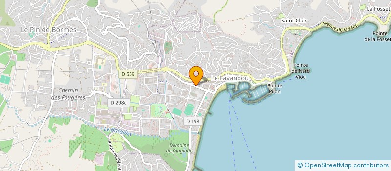 localisation de l'entreprise FIMAC à LE LAVANDOU