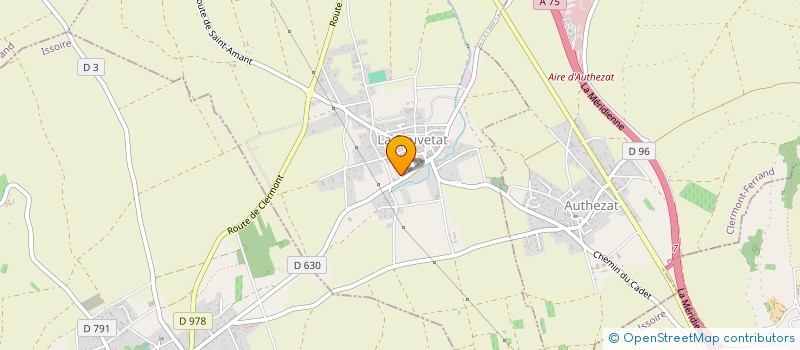 localisation de l'entreprise FIMACT63  LA SAUVETAT