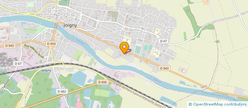localisation de l'entreprise FIMAFRAN à JOIGNY