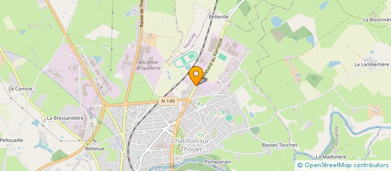 localisation de l'entreprise FIMAG à CHATILLON-SUR-THOUET