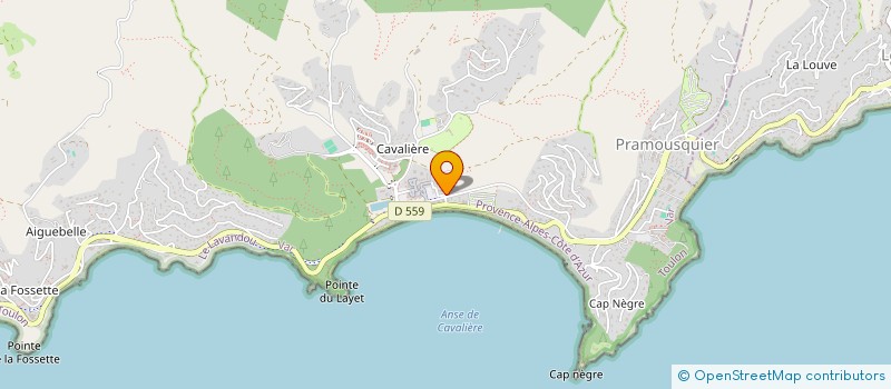 localisation de l'entreprise FIMALIM à LE LAVANDOU