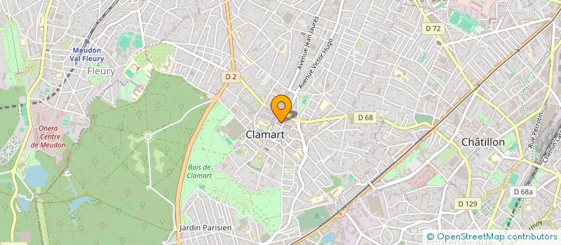 localisation de l'entreprise FIMALOY à CLAMART