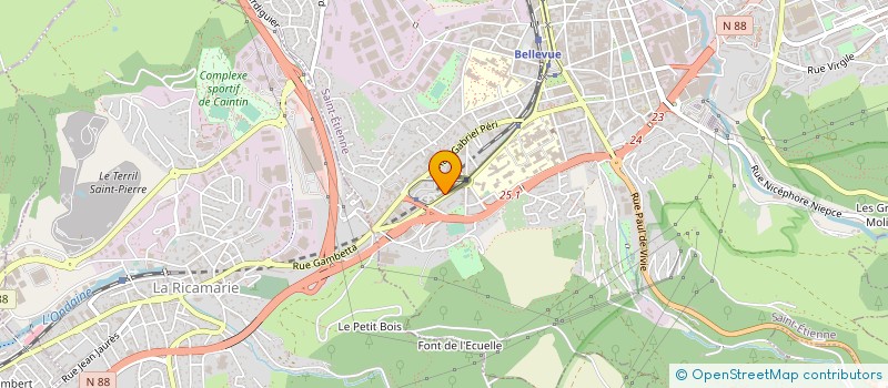 localisation de l'entreprise FIMAP FRANCE à SAINT-ETIENNE