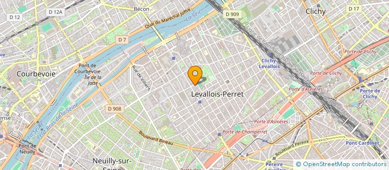 localisation de l'entreprise FIMAR à LEVALLOIS PERRET