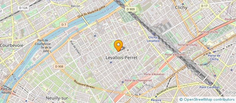 localisation de l'entreprise FIMAR - FINANCEMENT ET MARCHES à LEVALLOIS-PERRET