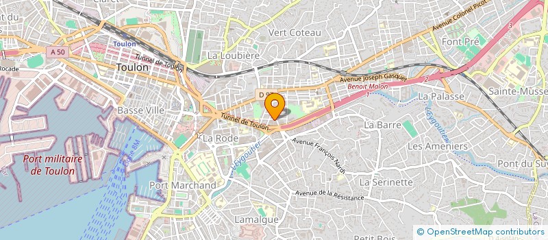 localisation de l'entreprise FIMASSILIA à TOULON