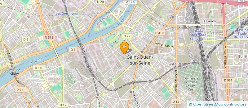 localisation de l'entreprise FIMC  SAINT-OUEN-SUR-SEINE
