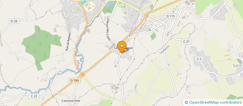 localisation de l'entreprise FIMEA  SAINT-BRANDAN