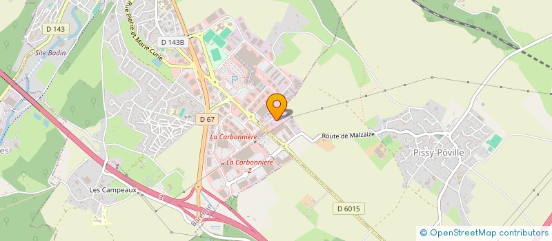 localisation de l'entreprise FIMEC à PISSY-POVILLE
