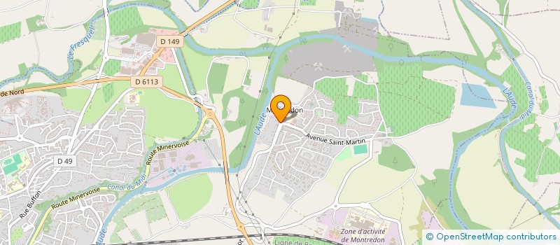 localisation de l'entreprise FIMED  CARCASSONNE