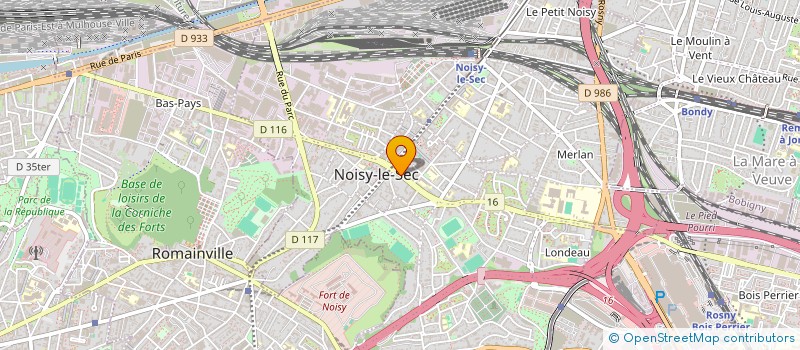 localisation de l'entreprise FIMEDER à NOISY-LE-SEC