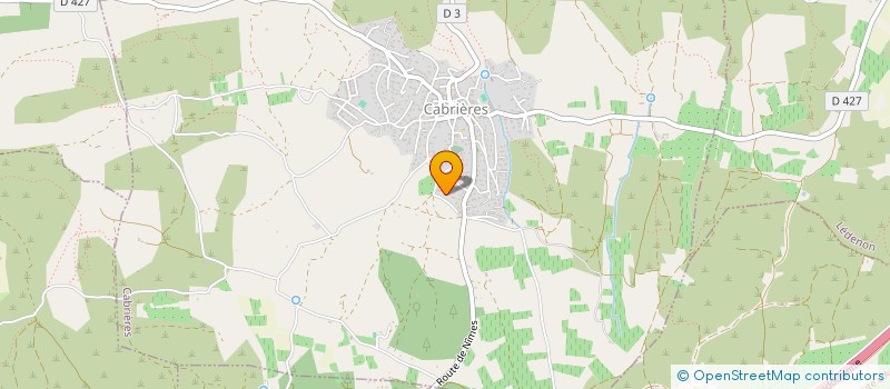 localisation de l'entreprise FIMEGUE  CABRIERES
