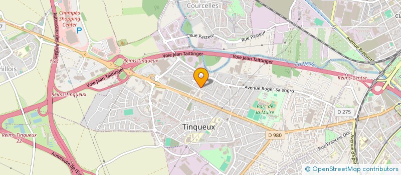 localisation de l'entreprise FIMELEC à TINQUEUX