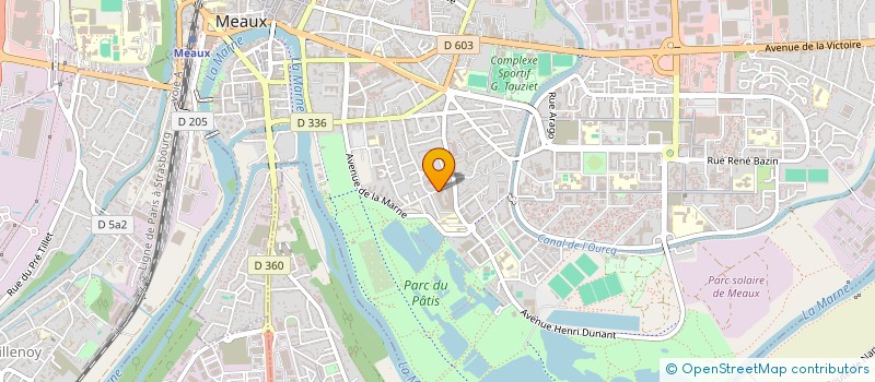 localisation de l'entreprise FIMELEC à MEAUX