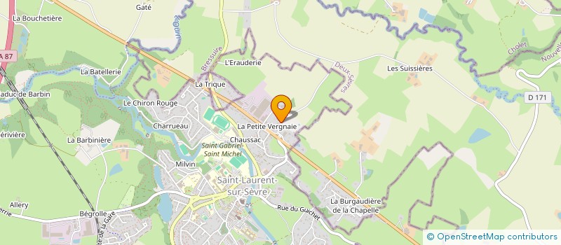 localisation de l'entreprise FIMEN 2 à SAINT-LAURENT-SUR-SEVRE