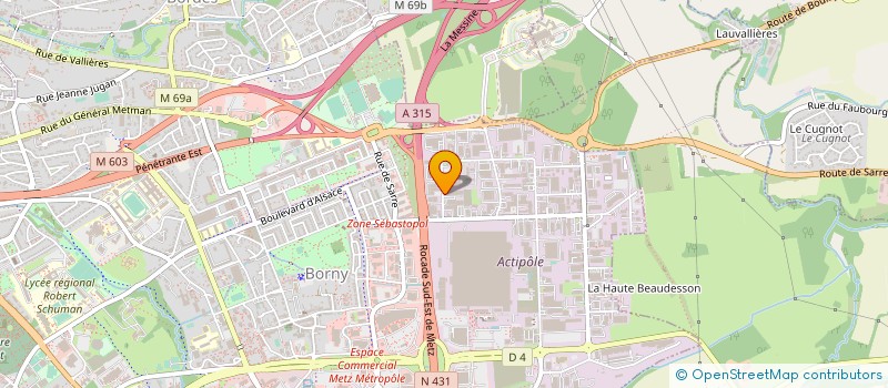 localisation de l'entreprise FIMIC DISPELOR à METZ