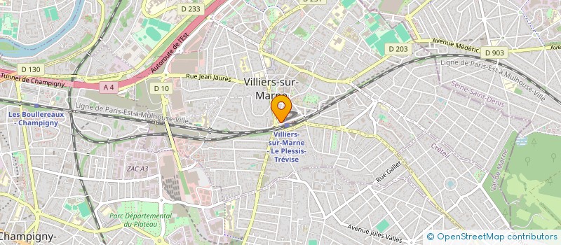 localisation de l'entreprise FIMILLA MARKET à VILLIERS-SUR-MARNE