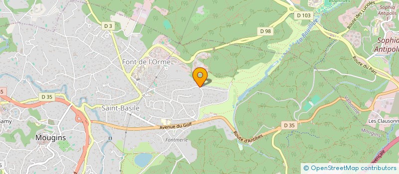 localisation de l'entreprise FIMIMA à MOUGINS