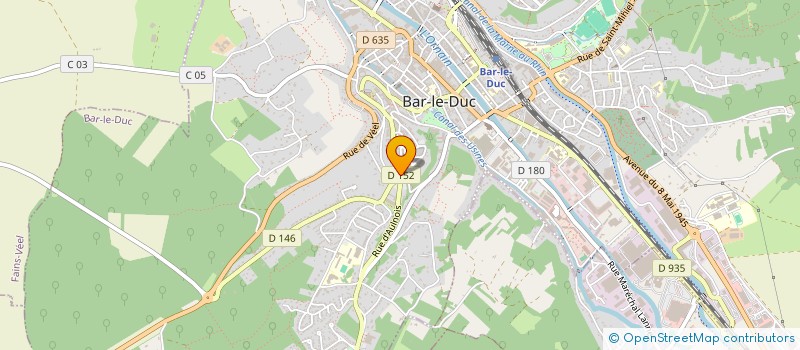 localisation de l'entreprise FIMINS III à BAR-LE-DUC