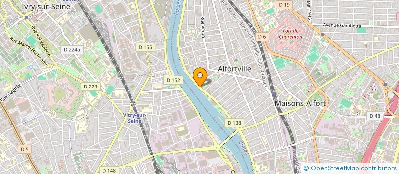 localisation de l'entreprise FIMM INVEST  ALFORTVILLE