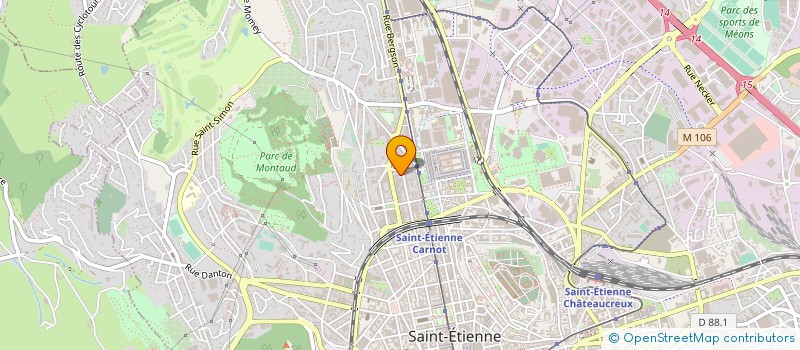 localisation de l'entreprise FIMMOPAR  SAINT-ETIENNE