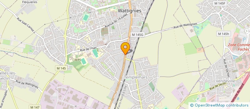 localisation de l'entreprise FIMMOTECH  WATTIGNIES