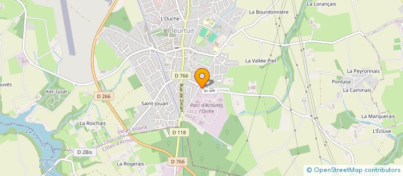 localisation de l'entreprise FIMOB à PLEURTUIT