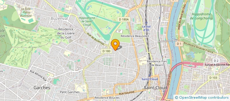localisation de l'entreprise FIMODU à SAINT-CLOUD