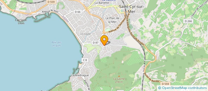 localisation de l'entreprise FIMOLEC à SAINT-CYR-SUR-MER