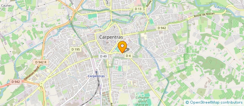 localisation de l'entreprise FIMOP  CARPENTRAS