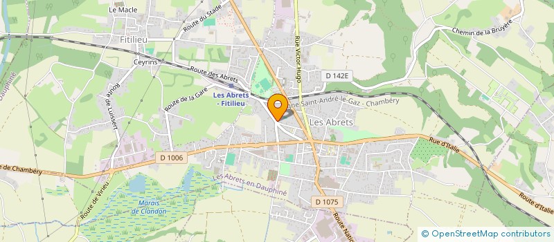 localisation de l'entreprise FIMOTEX  LES ABRETS-EN-DAUPHINE