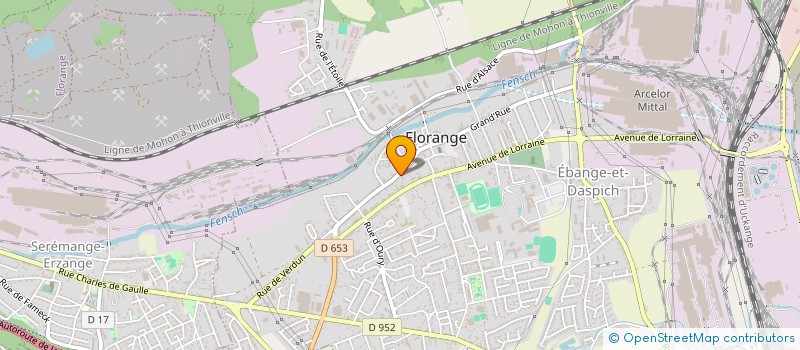 localisation de l'entreprise FIMPEX  FLORANGE