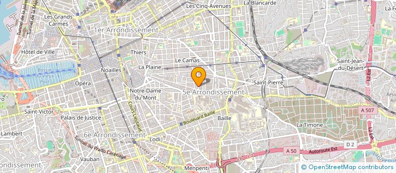localisation de l'entreprise FIN DE LA BALEINE C'EST QUEUE DE POISSON à MARSEILLE