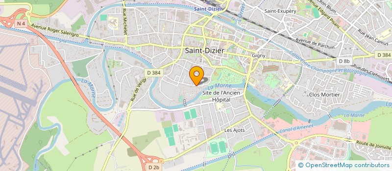 localisation de l'entreprise FIN-HO à SAINT-DIZIER