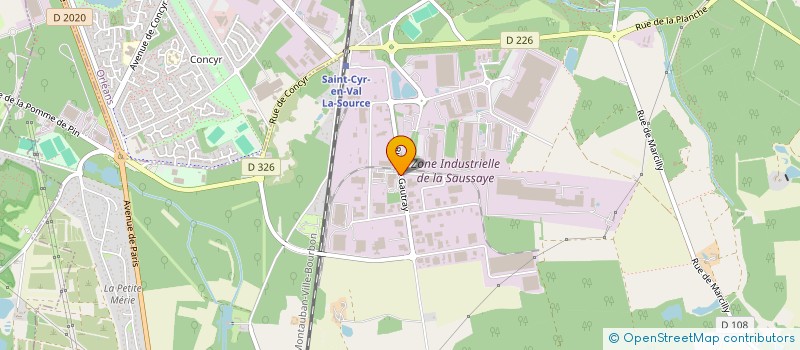 localisation de l'entreprise FIN-HUMO à SAINT-CYR-EN-VAL