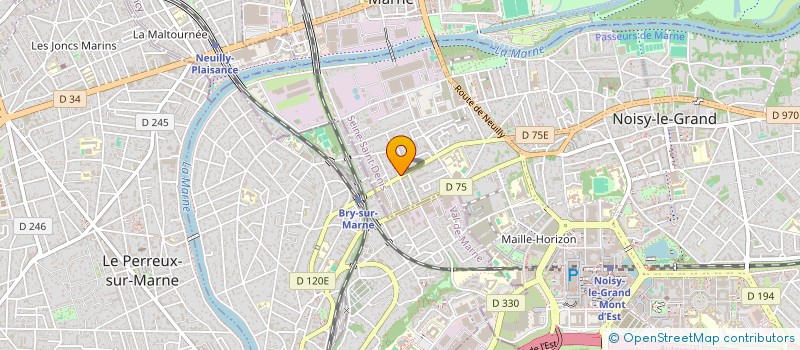 localisation de l'entreprise FIN MACI  NOISY-LE-GRAND