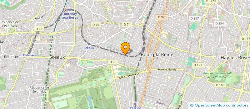 localisation de l'entreprise FIN'UP à SCEAUX