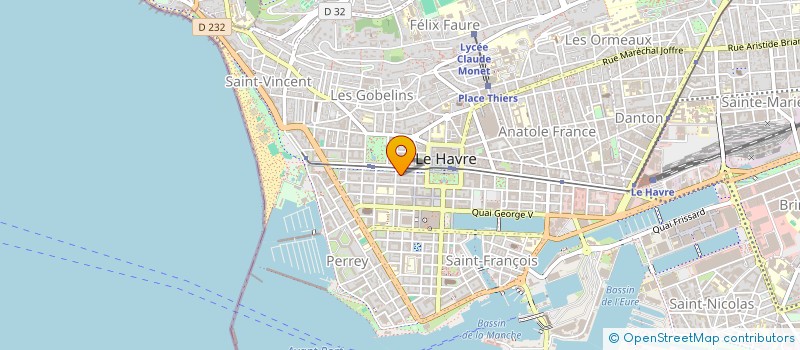 localisation de l'entreprise FIN4L  LE HAVRE