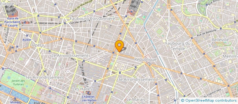 localisation de l'entreprise FINA  PARIS
