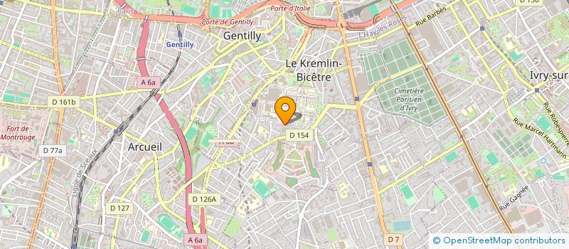 localisation de l'entreprise FINA BEAUTE  LE KREMLIN-BICETRE