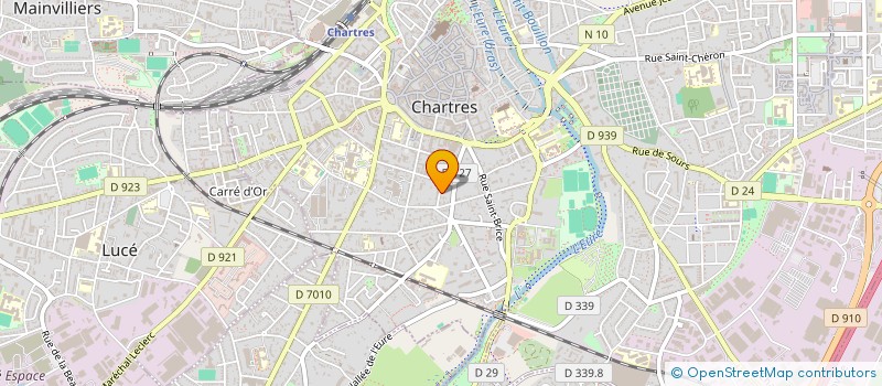 localisation de l'entreprise FINA. LE FINANCIERE LECOMTE à CHARTRES