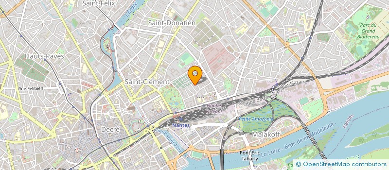 localisation de l'entreprise FINAB à NANTES