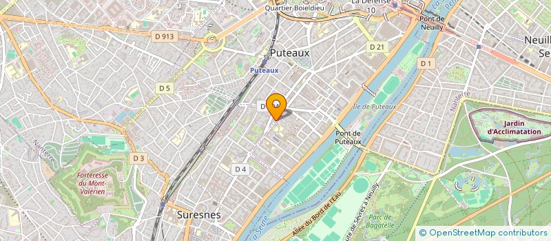 localisation de l'entreprise FINABIMAC à SURESNES