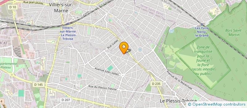 localisation de l'entreprise FINACAL à CHAMPIGNY-SUR-MARNE